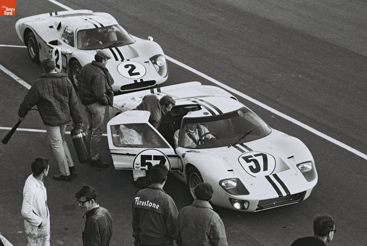 Ford Cars Before the 24 Heures du Mans (24 Hours of Le Mans) Race, June 1967
