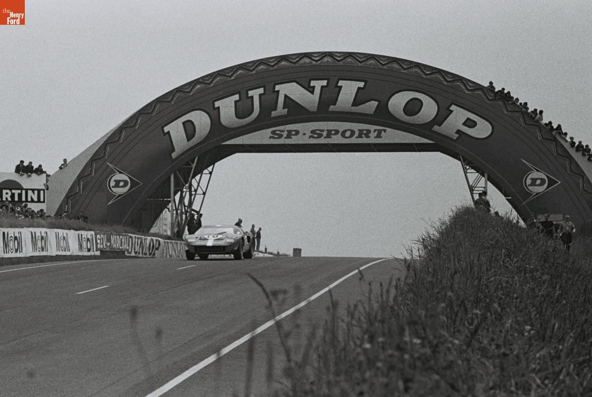 Ford GT40 Driven by Umberto Maglioli and Mario Casoni in the 24 Heures du Mans (24 Hours of Le Mans) Race, June 1967