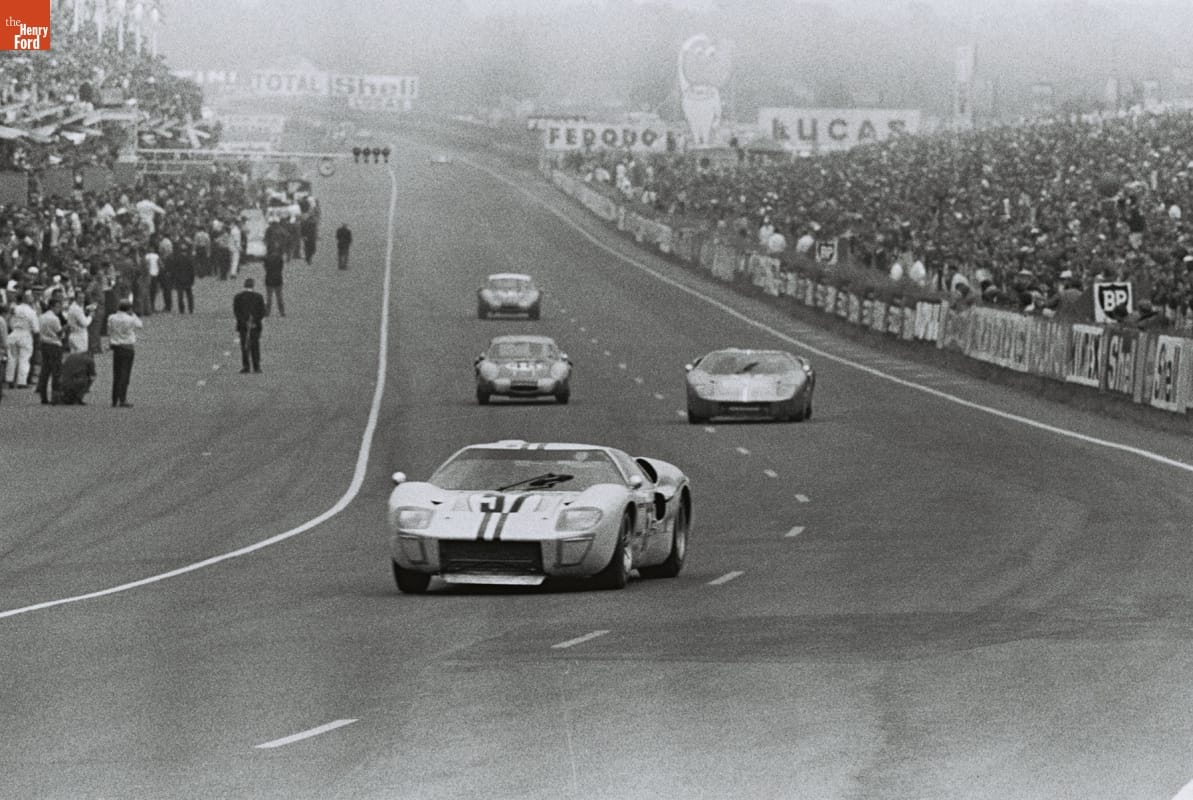 Ford Mark II B Driven by Ronnie Bucknum and Paul Hawkins in the 24 Heures du Mans (24 Hours of Le Mans) Race, June 1967