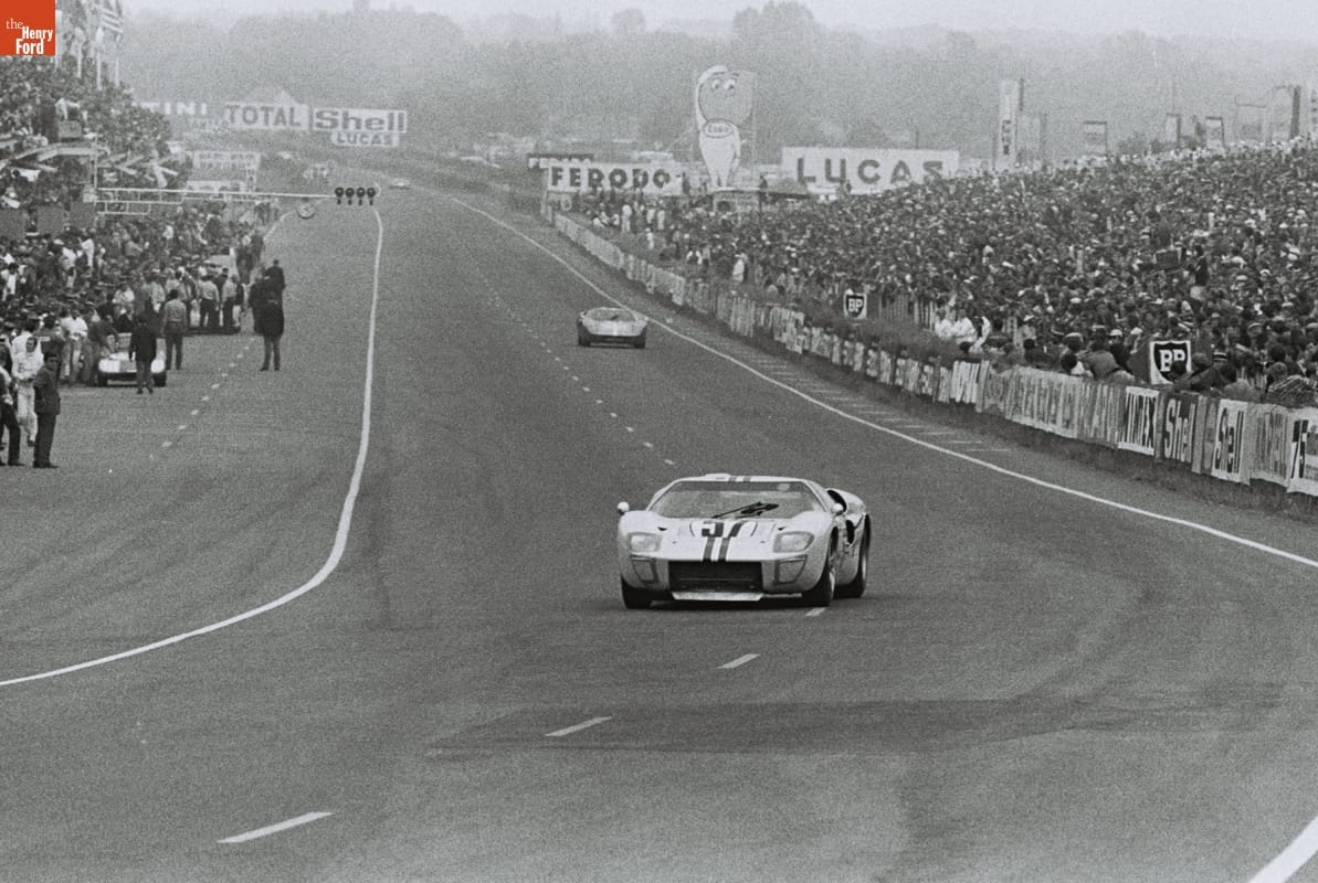 Ford Mark II B Driven by Ronnie Bucknum and Paul Hawkins in the 24 Heures du Mans (24 Hours of Le Mans) Race, June 1967