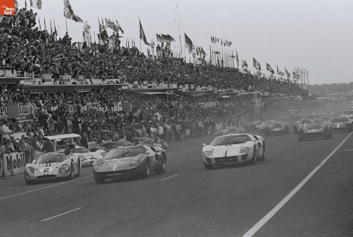 Start of the 24 Heures du Mans (24 Hours of Le Mans) Race, June 1967