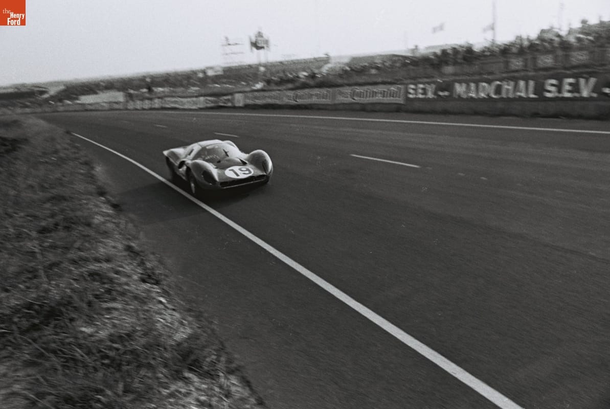 Ferrari 330 P4 Driven by Gunter "Bobby" Klass and Peter Sutcliffe in the 24 Heures du Mans (24 Hours of Le Mans) Race, June 1967