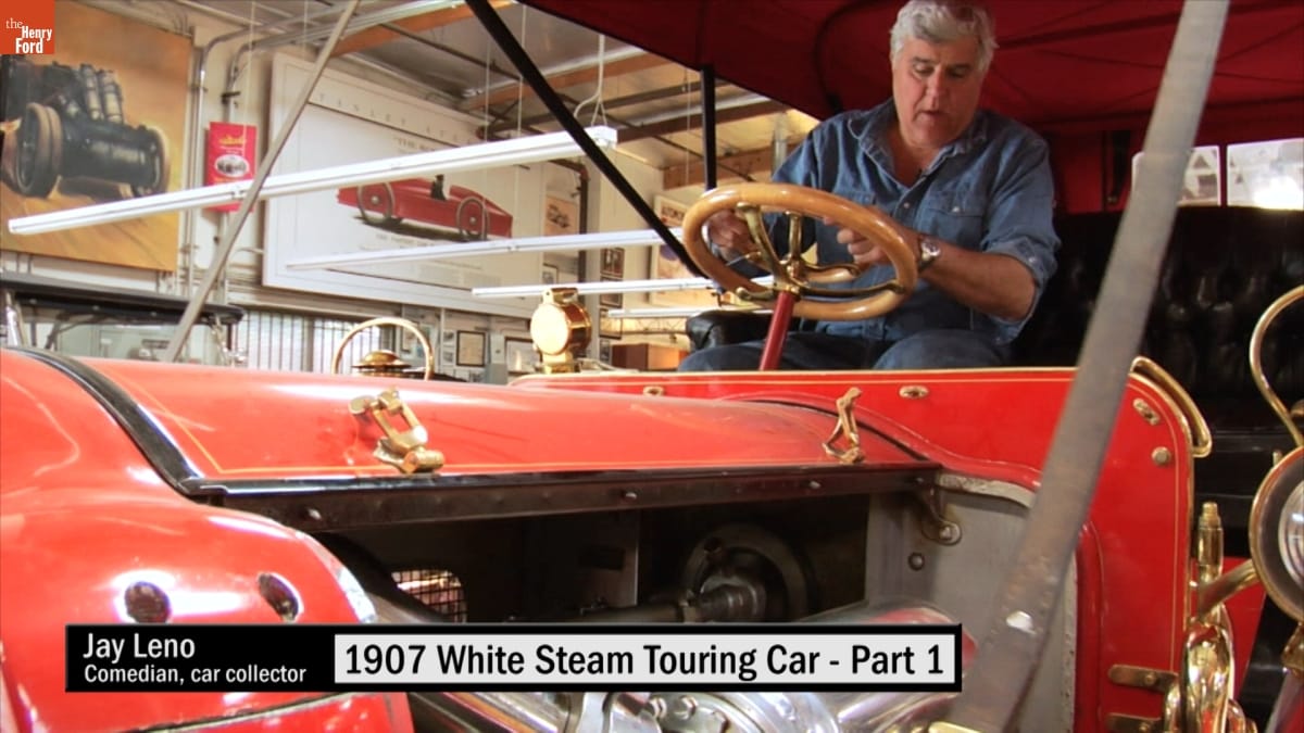 "1907 White Steam Touring Car - Part 1" Thumbnail from Clip from Jay Leno's Garage (www.jaylenosgarage.com), 2010