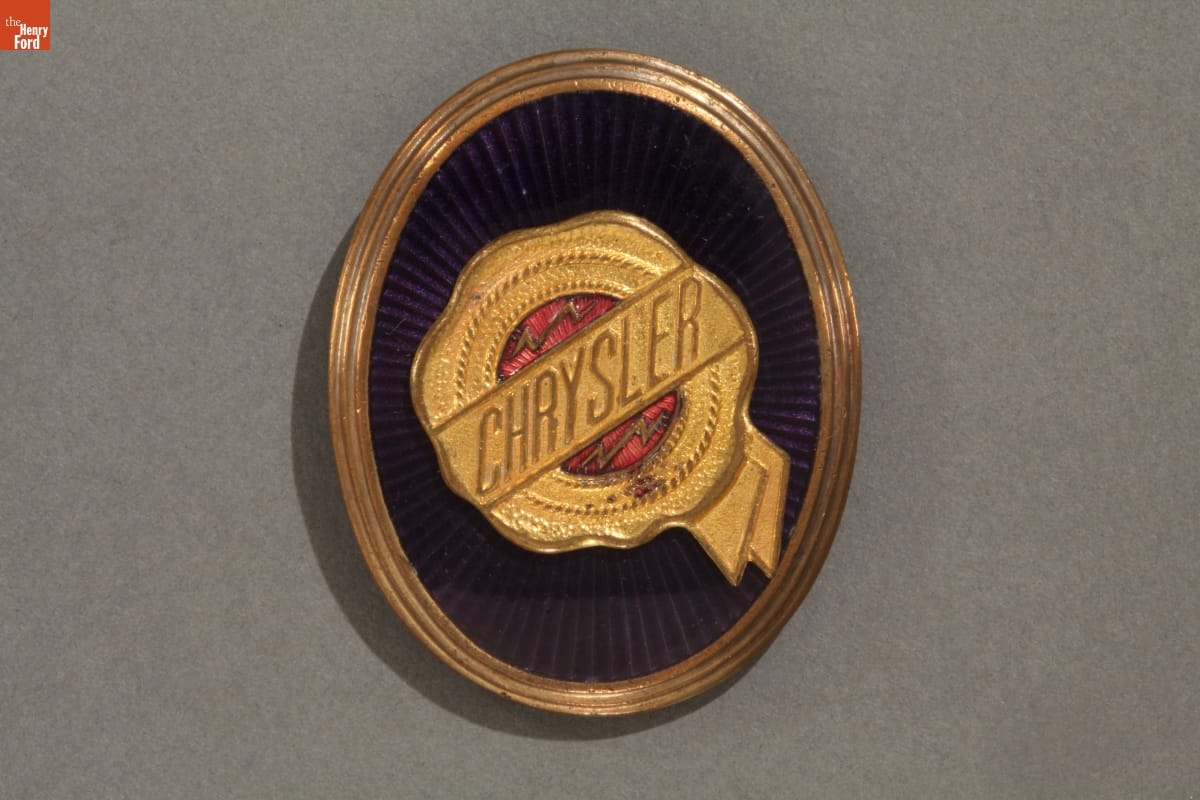 Chrysler Automobile Emblem, circa 1929