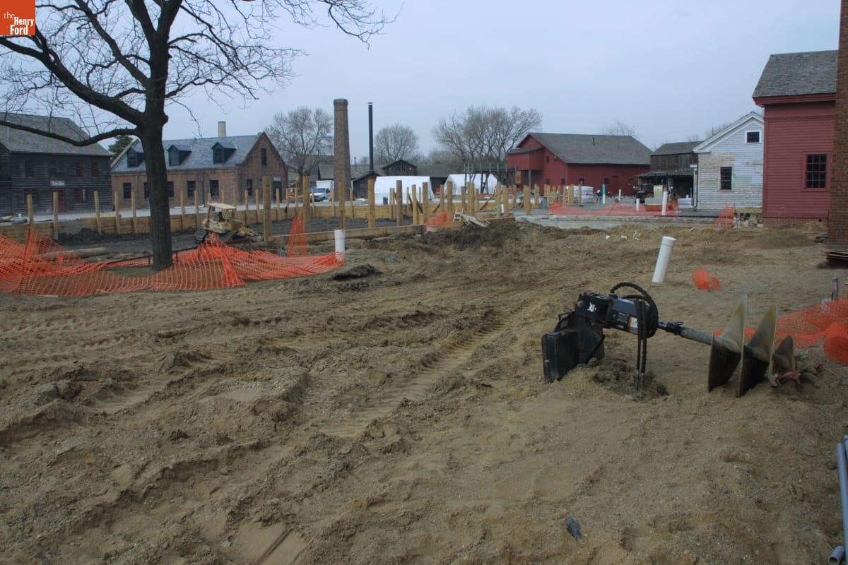Mill Pond Construction during the Greenfield Village Restoration ...