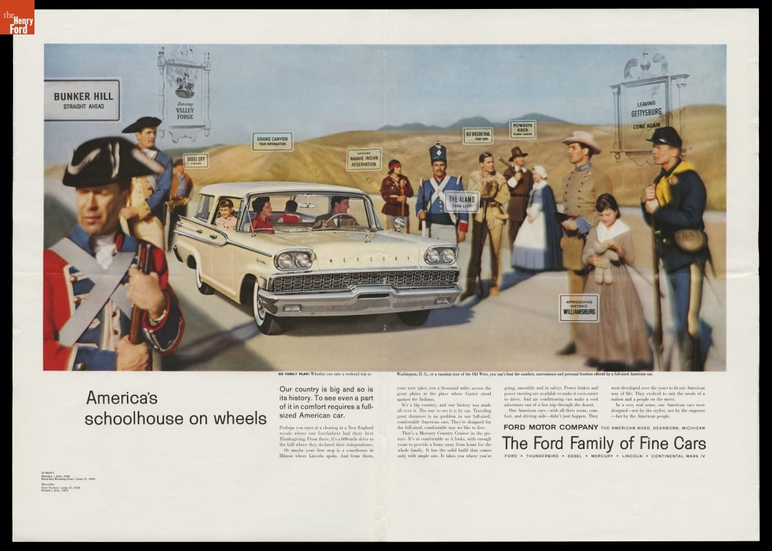 1959 Ford Ad, "America's Schoolhouse on Wheels"
