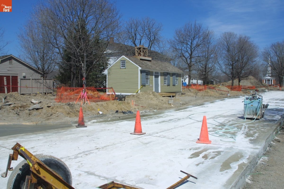 Phoenixville Post Office after Relocation during the Greenfield Village Restoration Project, April 2003