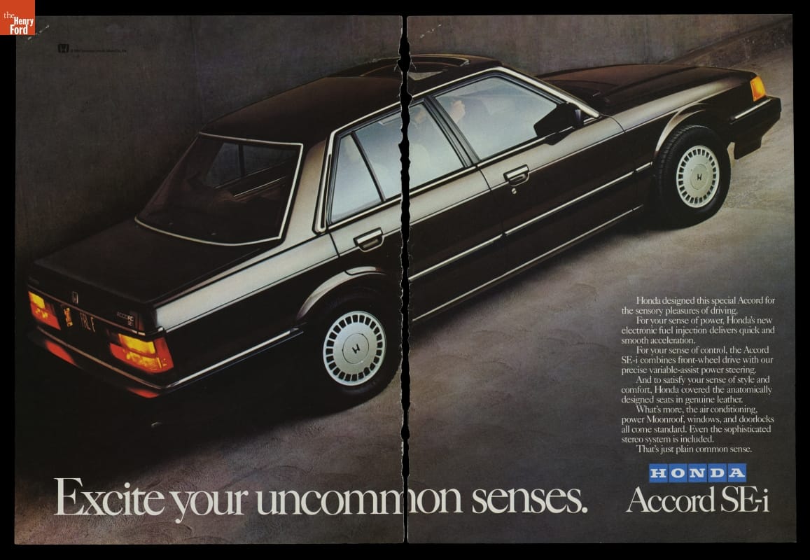 1985 Honda SE-i Advertisement, "Ignite Your Common Senses"