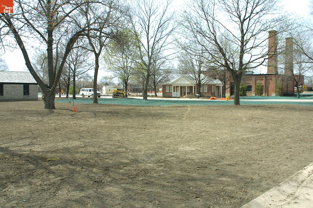 Future "Village Playground" Site, Greenfield Village Restoration Project, April 2003