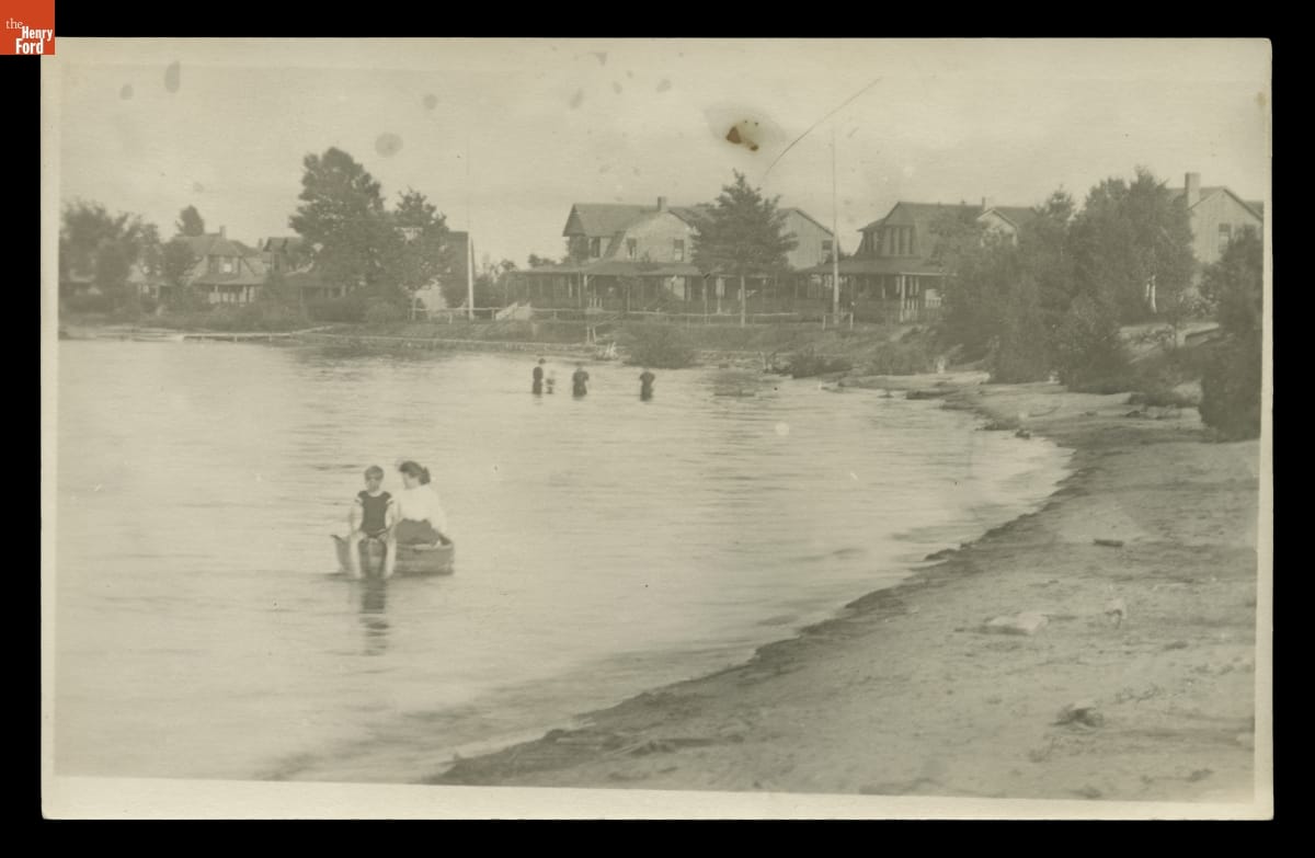 Summer Resort at Harbor Beach, Michigan, circa 1915