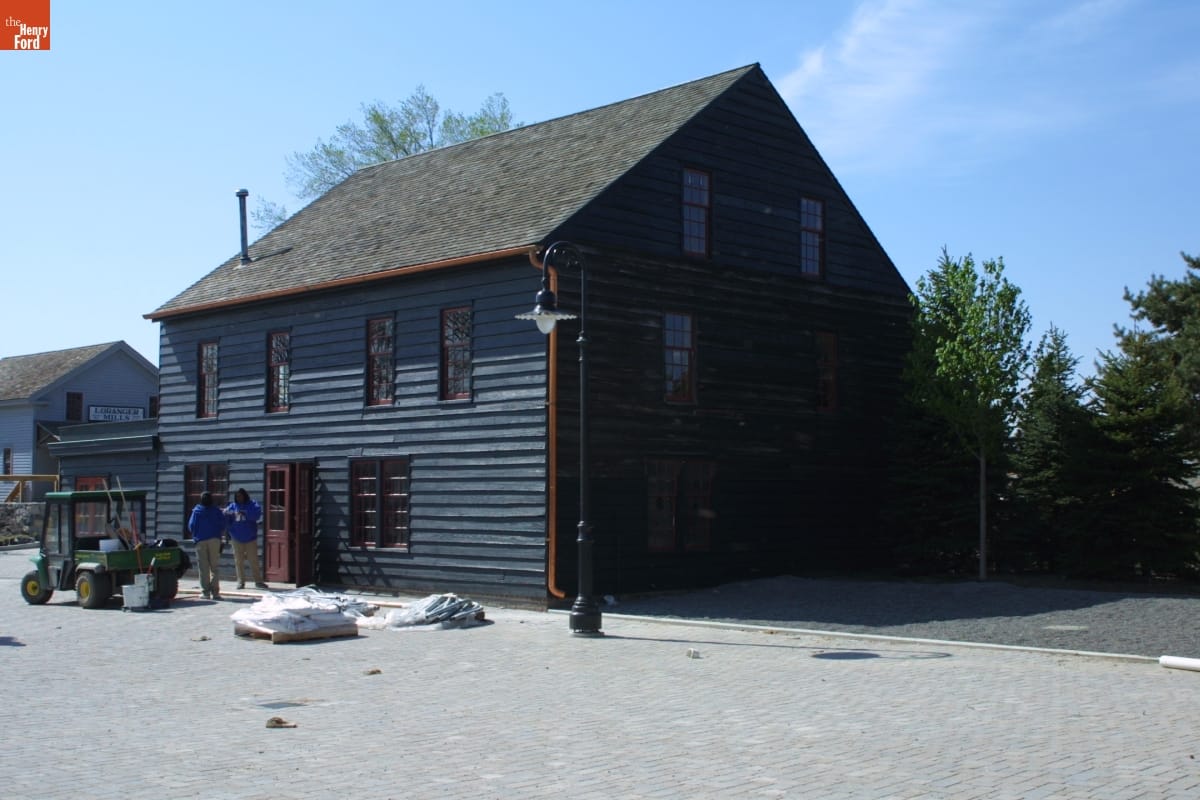 Weaving Shop during the Greenfield Village Restoration Project, May 2003