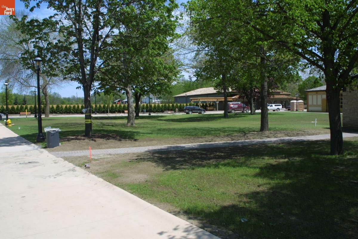 Site of the Future Village Playground, Greenfield Village Restoration Project, May 2003