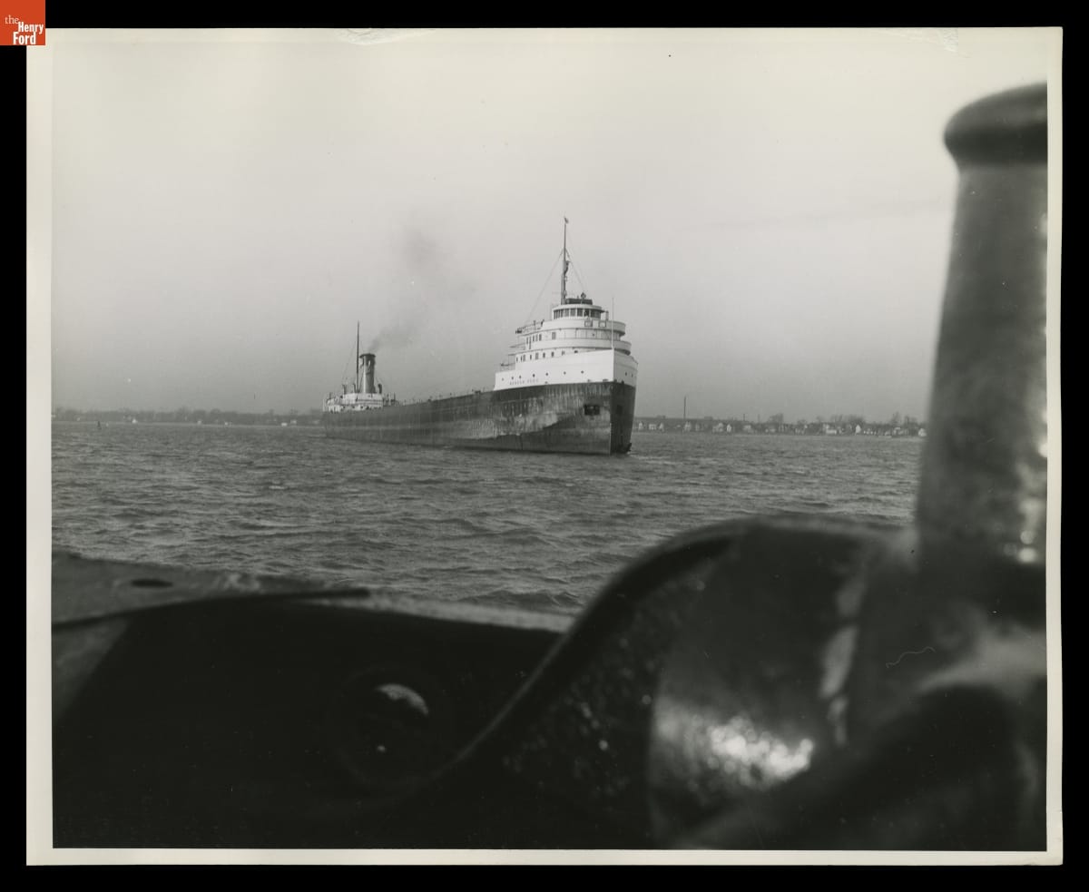 Ford Motor Company Ship "Benson Ford" Returning to the Ford Rouge Plant, December 1943