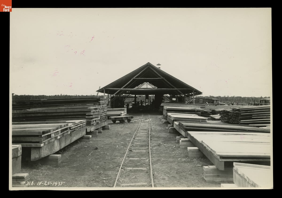 Sawmill at Belterra, Brazil, 1935