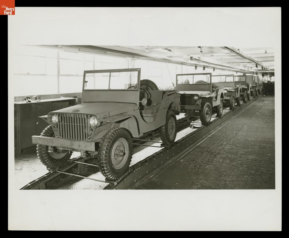 Ford GP Military Vehicles on Assembly Line, 1941