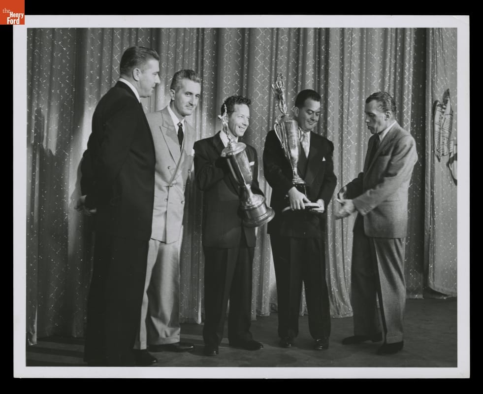 Winners of La Carrera Panamericana (Mexican Road Race), November 1954