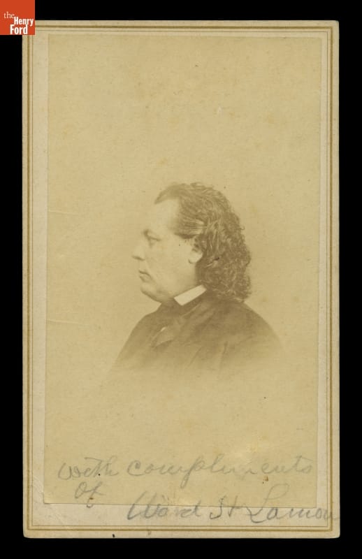 Portrait of Ward Hill Lamon, 1860-1880