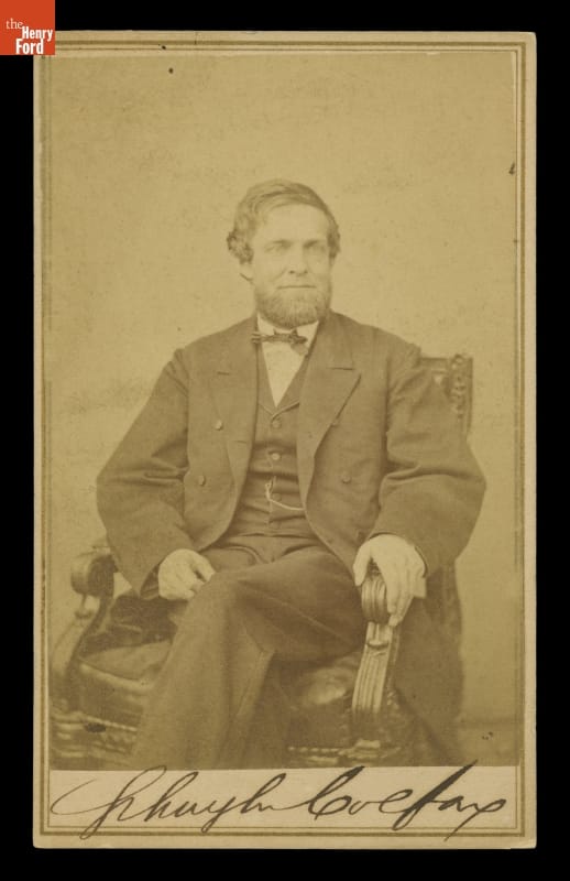 Portrait of Schuyler Colfax, 1865-1870