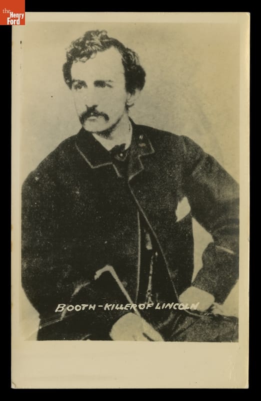 Portrait of John Wilkes Booth, "Booth--Killer of Lincoln," circa 1865