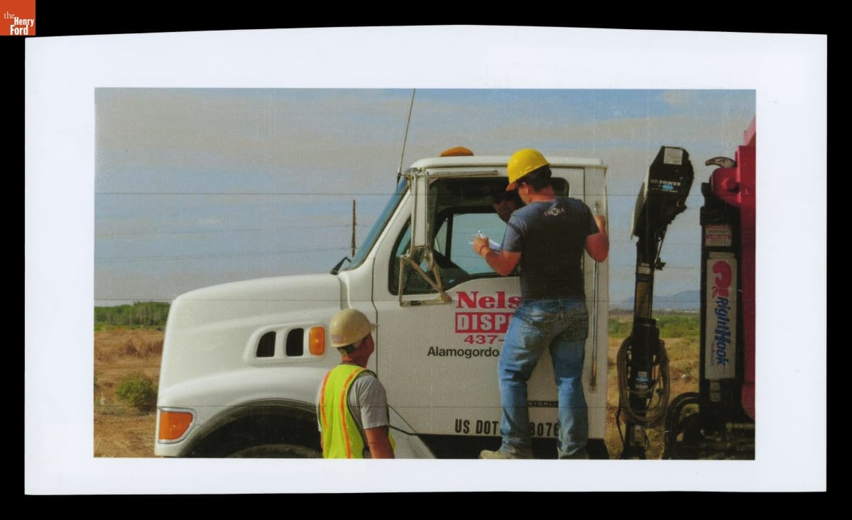 William Lewandowski at the Atari Video Game Burial Site Excavation, April 26, 2014