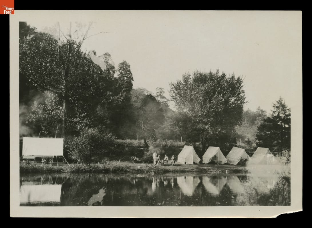 The "Vagabonds" at Camp Wolf Creek, Narrows, Virginia, 1918