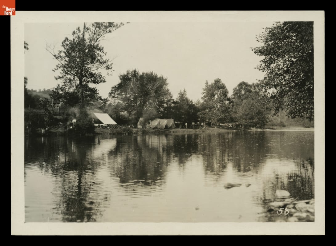 "Vagabonds" Campsite at Camp Wolf Creek, Narrows, Virginia, 1918