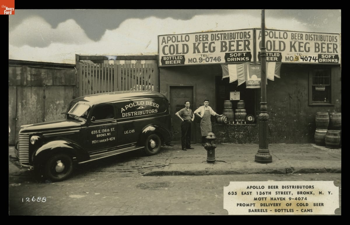 Apollo Beer Distributors, Bronx, New York, 1935-1950