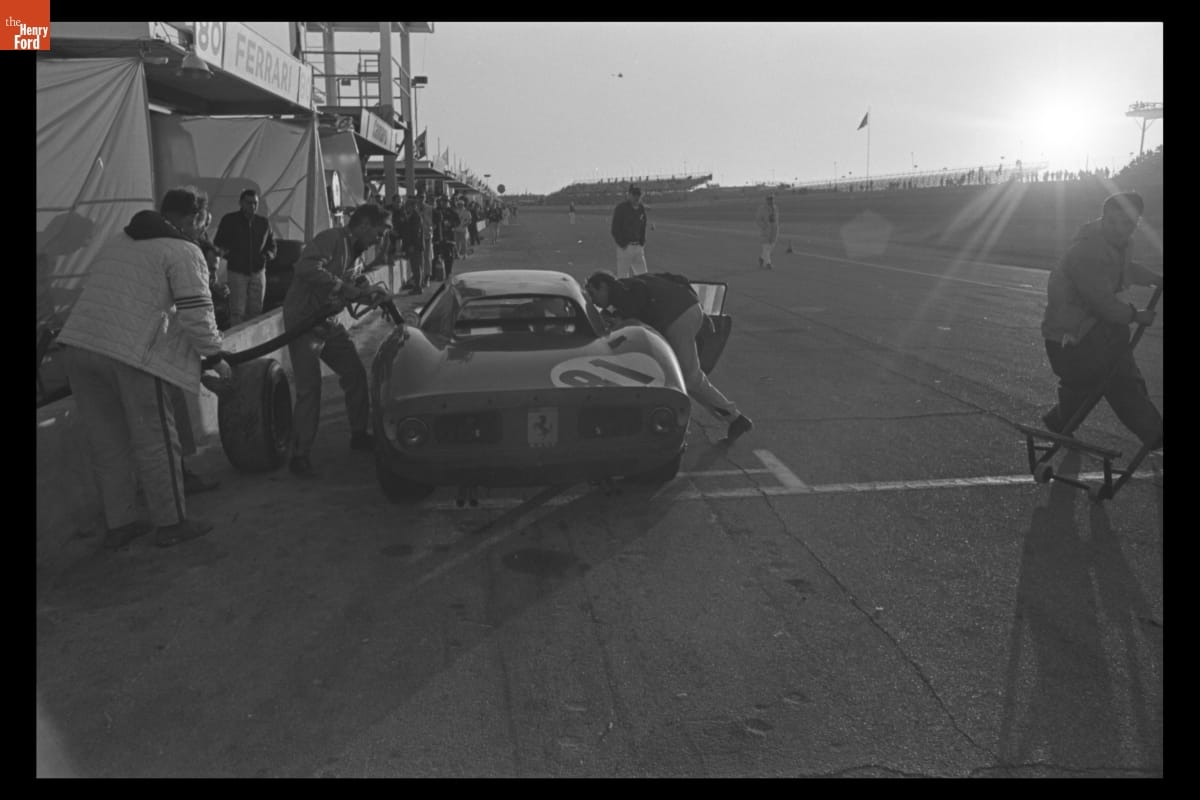 Ferrari 250 LM Driven by David Piper and Masten Gregory at 24 Hours of Daytona Race, February 1968