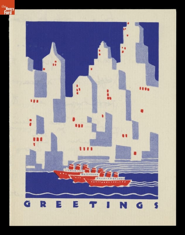 Christmas Card, 1934