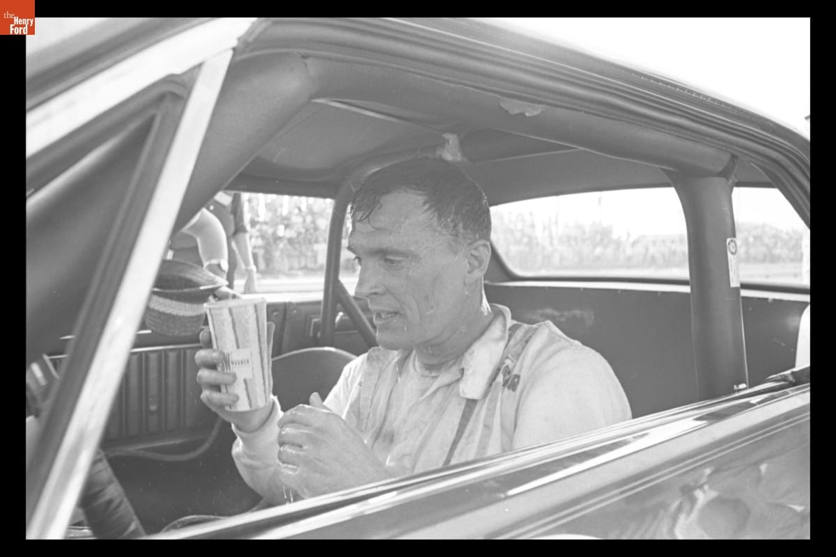 Dan Gurney in Mercury Cougar, Green Valley Trans-Am Race, Texas April 1967