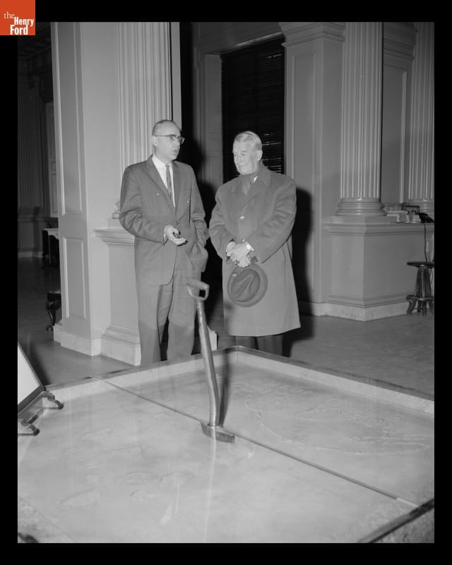 Maurice Chevalier Visiting Henry Ford Museum, February 27, 1963