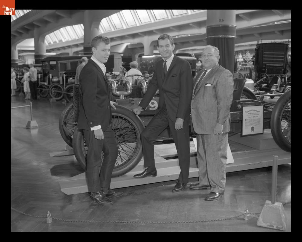 Dean Jones with Max Gurman in Henry Ford Museum, August 13, 1964