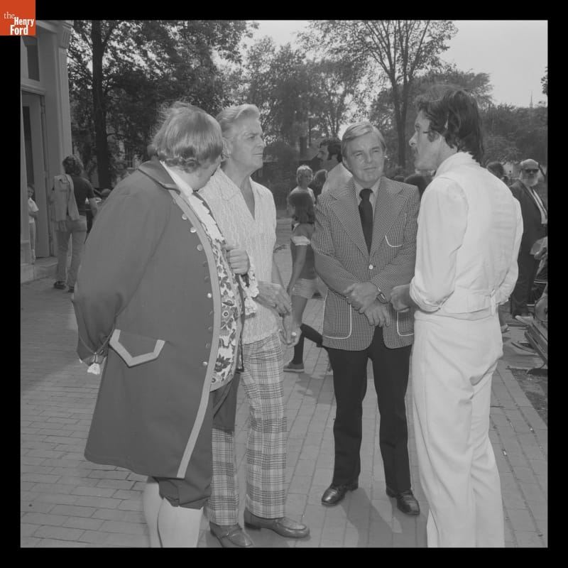Bob Cummings with Others in Greenfield Village, August 16, 1974