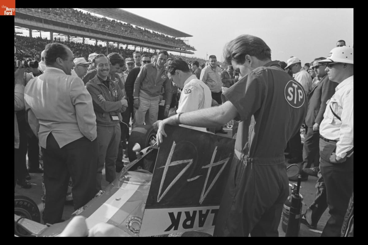 Lotus-Ford Race Car Driven by Jim Clark at Indianapolis 500, May 1966