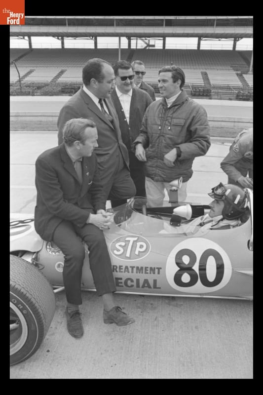 Lotus-Ford Race Car Driven by Graham Hill at Indianapolis Motor Speedway, May 1967