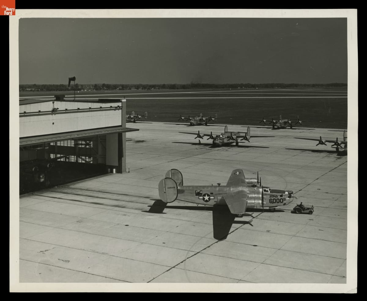 6,000th B-24 Bomber at Ford Motor Company Willow Run Plant, September 9, 1944