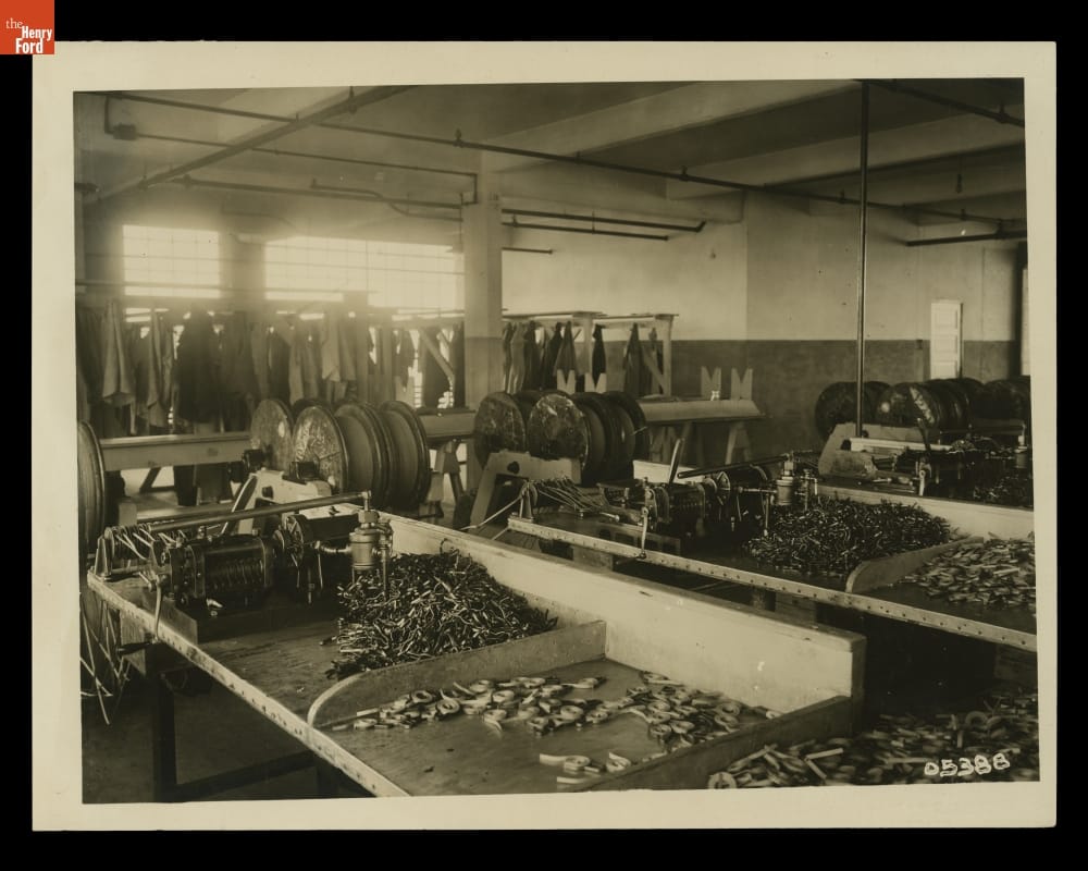 Equipment for Making Magneto Coils in the Ford Motor Company Highland Park Plant, circa 1913