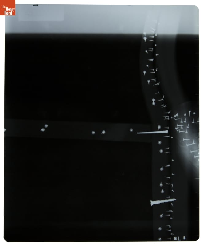 X-Ray of the Chair in Which Abraham Lincoln Was Shot at Fords Theatre, Imaged 1999