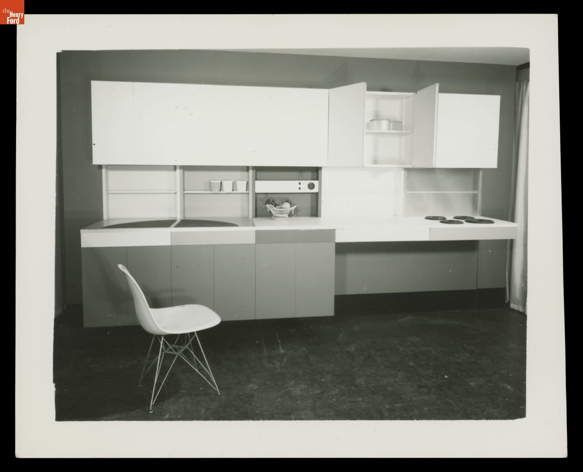 Kitchen Concept from United States Steel "Study in Steel" Design Presentation, 1960-1962