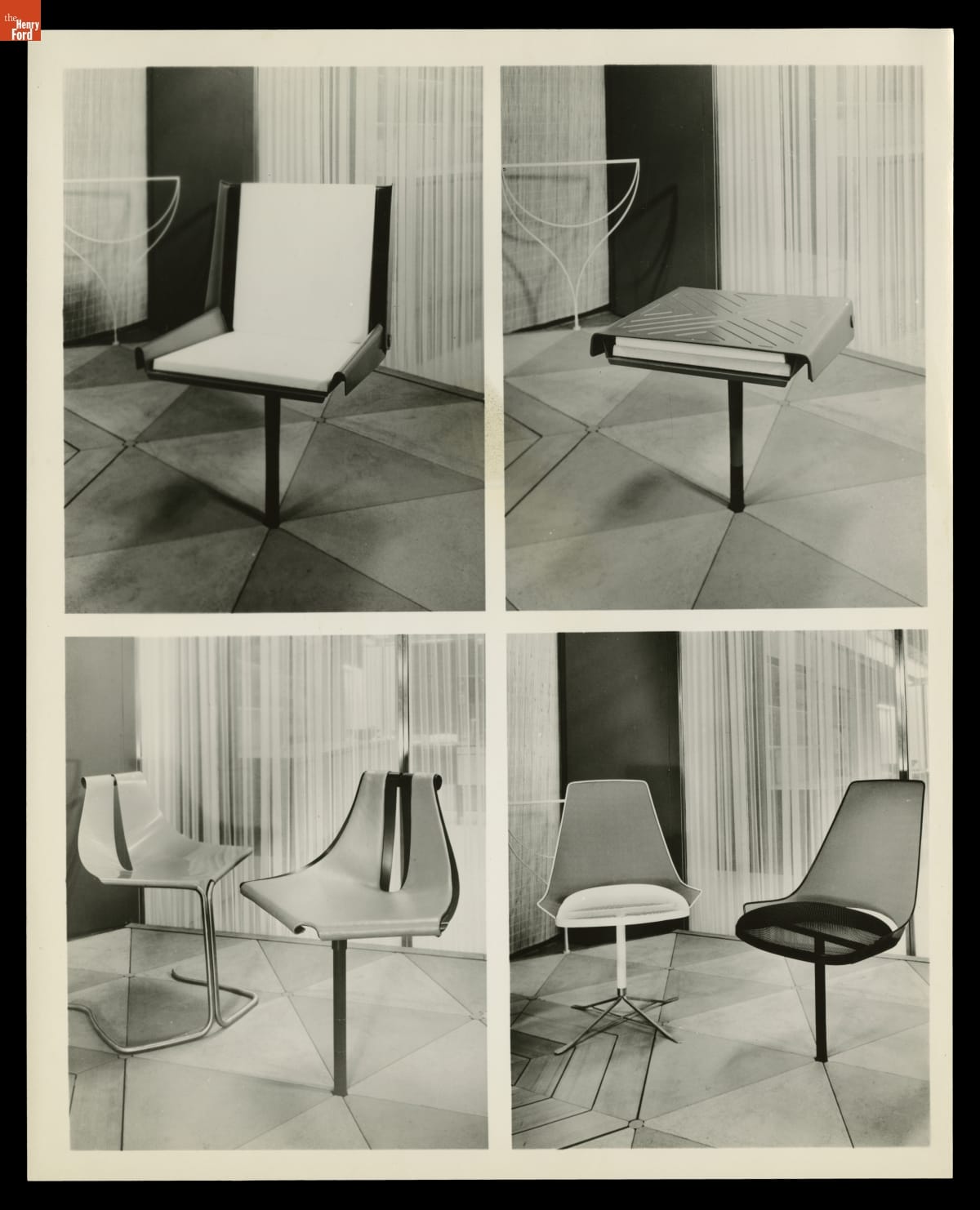 Outdoor Seating Concepts from United States Steel "Study in Steel" Design Presentation, 1962