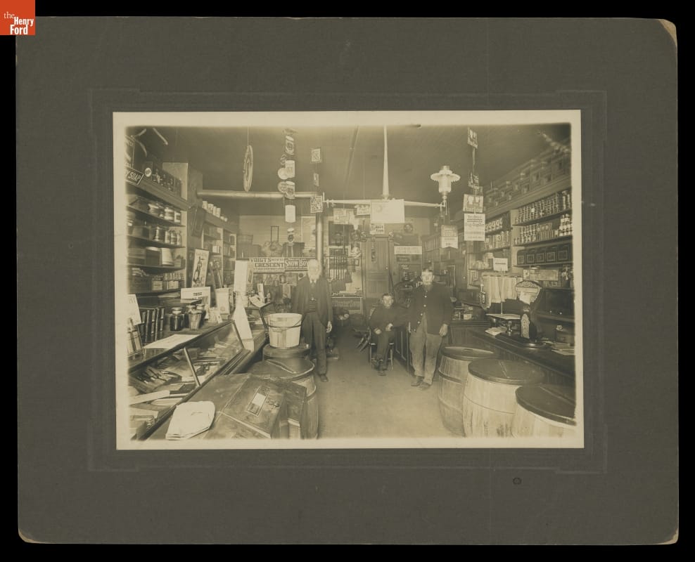 Interior of a General Store, circa 1895