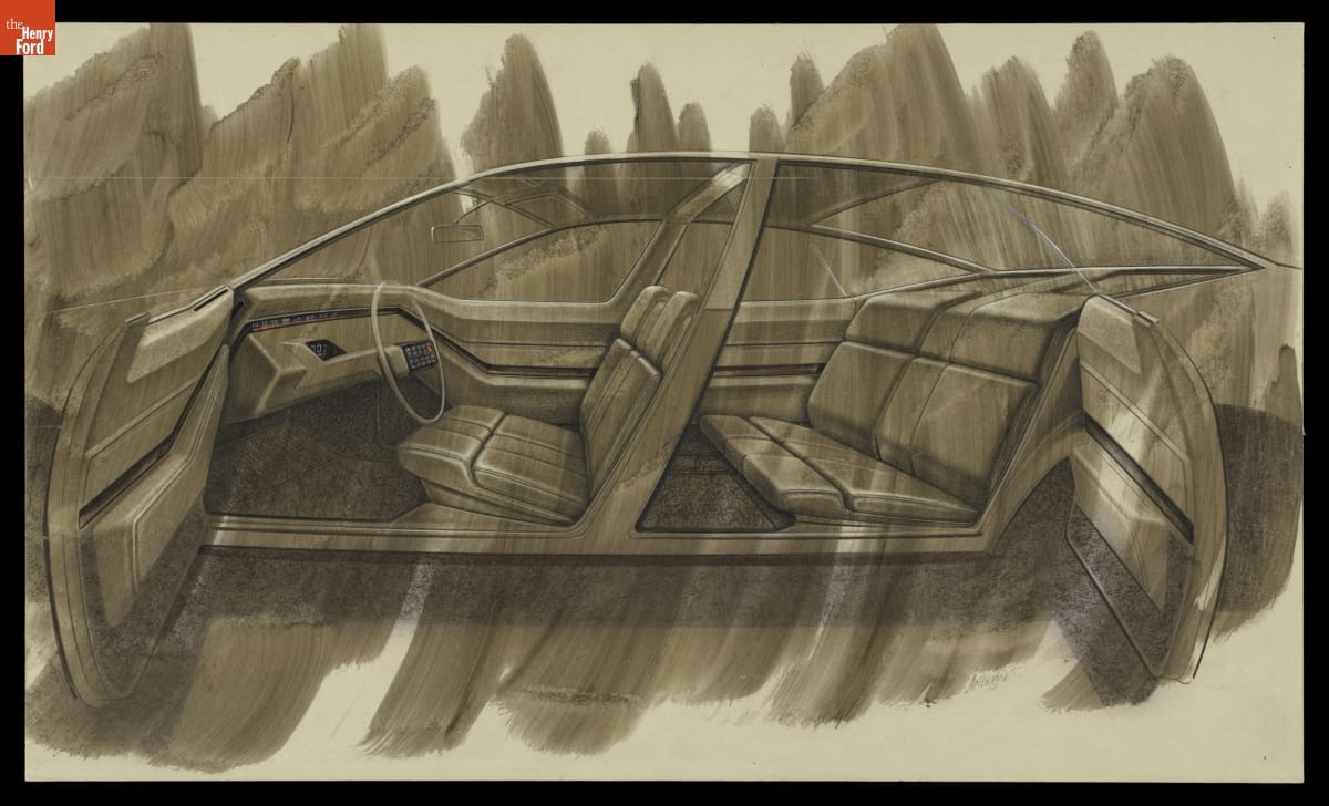 Rendering of Automobile Seating Design Concept
