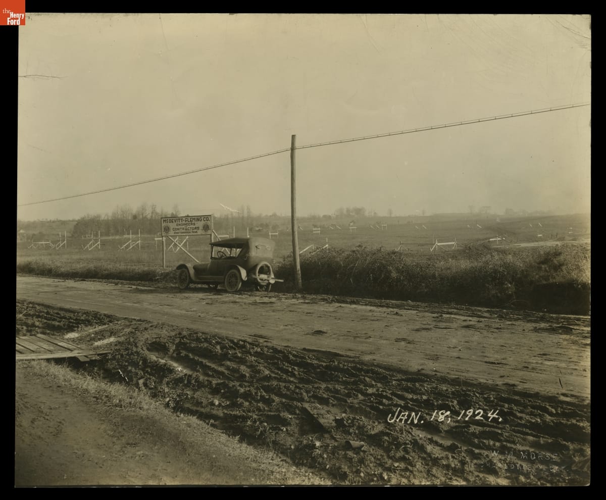 Construction Progress, Ford Motor Company Assembly Plant, Charlotte, North Carolina, January 18, 1924