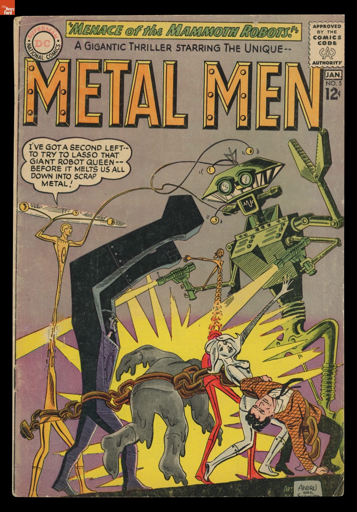 "Metal Men" Comic Book for January 1963
