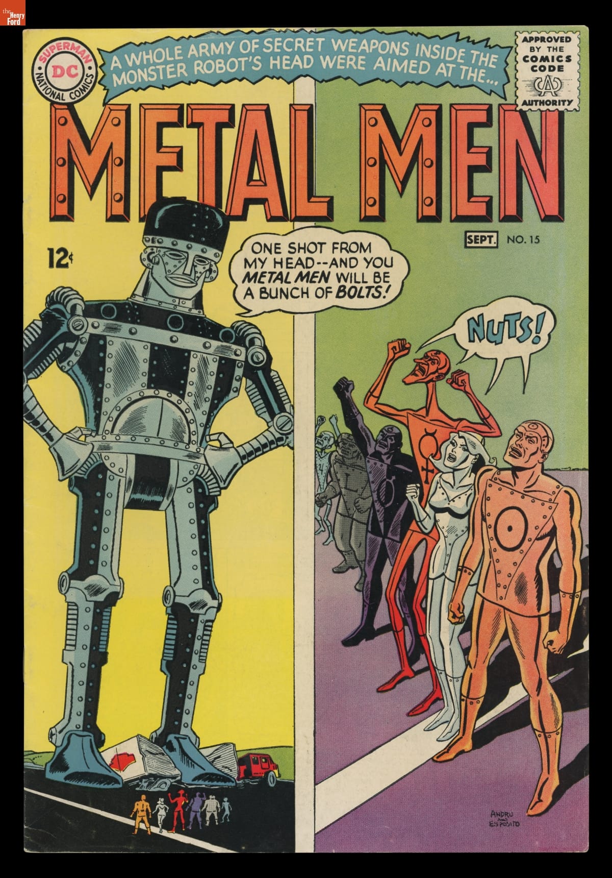 "Metal Men" Comic Book for September 1965