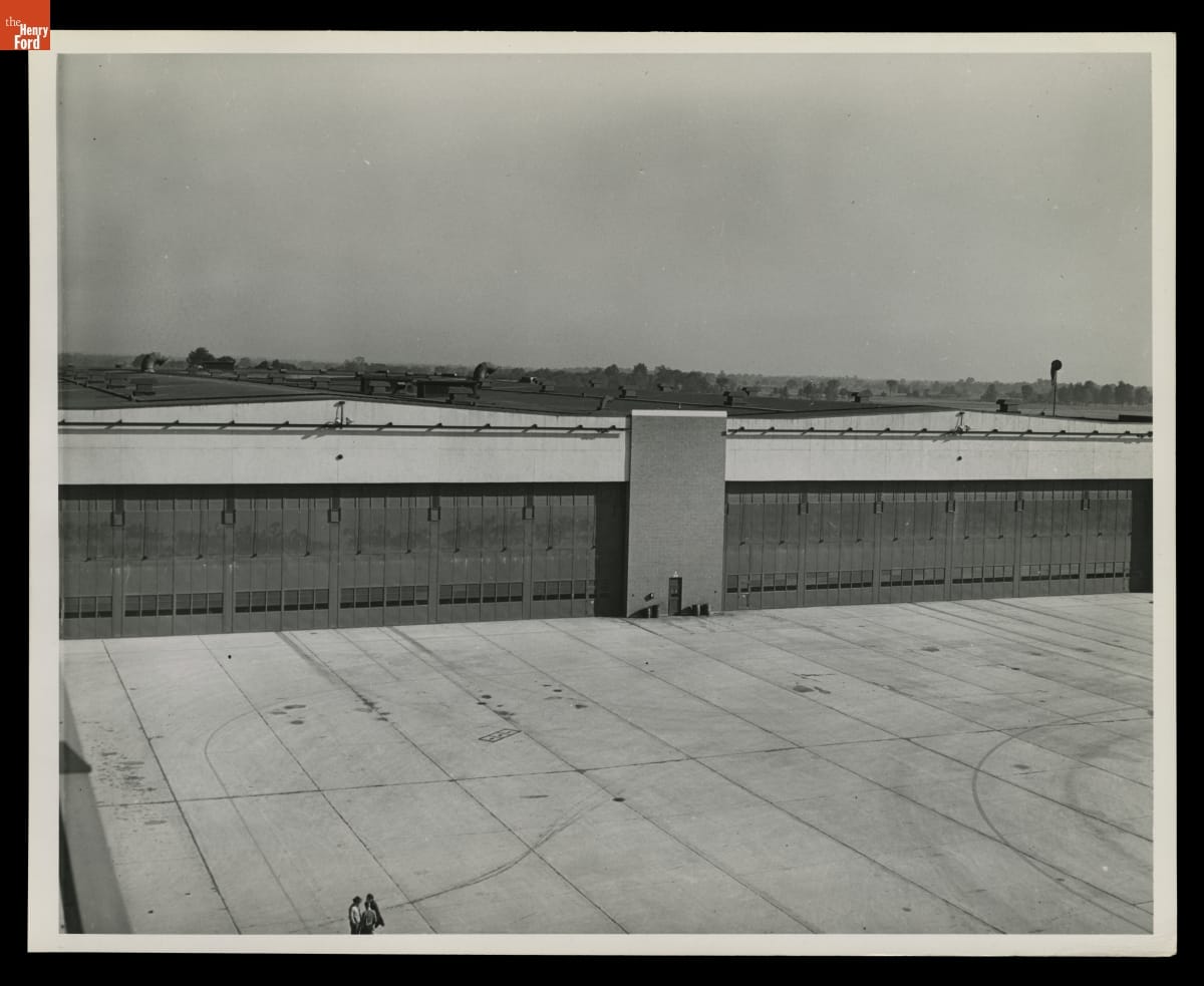 Hangar/Gas House at Ford Motor Company Willow Run Bomber Plant, September 1943