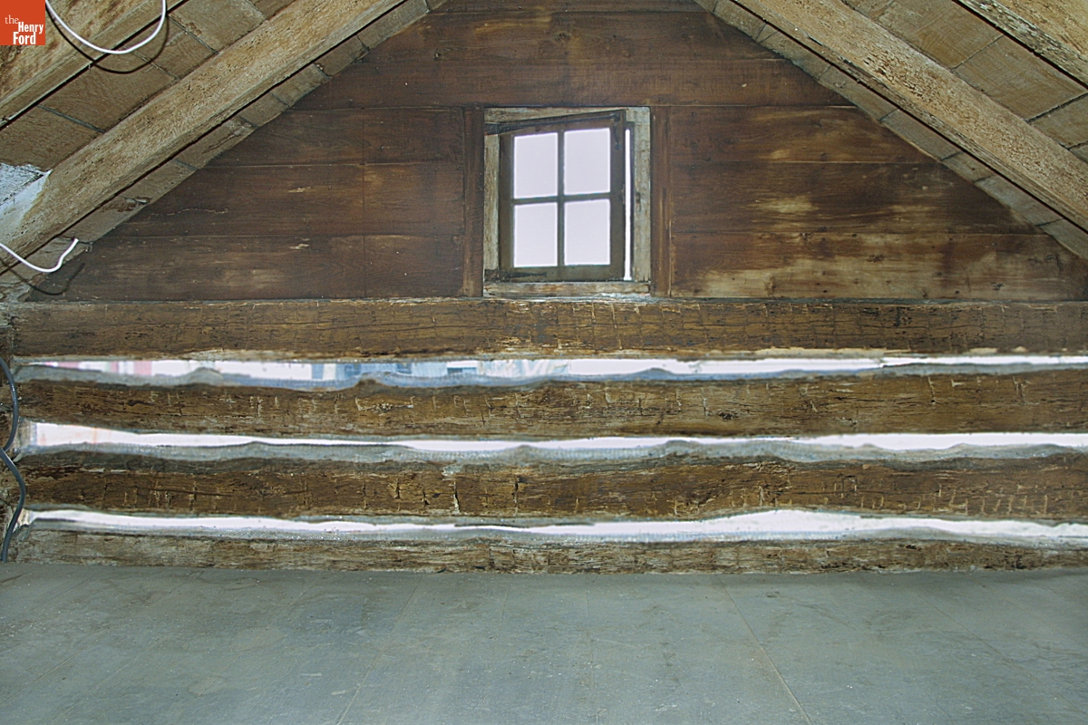 William Holmes McGuffey Birthplace during the McGuffey Birthplace Restoration Grant-funded Project, 2003
