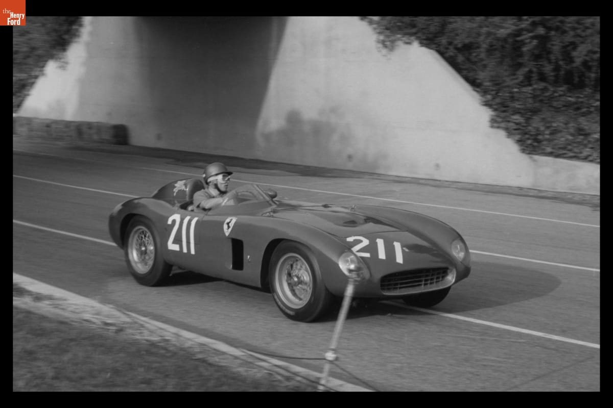Ferrari 500 TR Driven by Richie Ginther in the Pomona Sports Car Races, February 1958