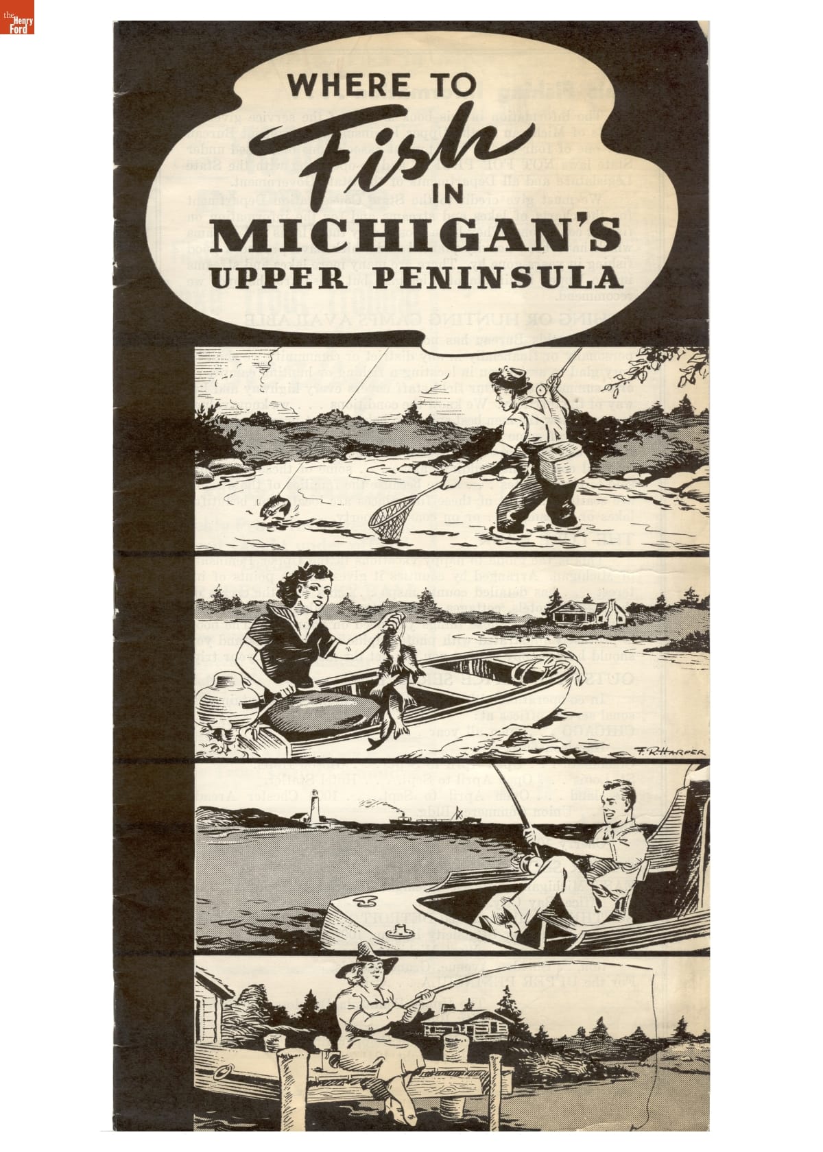 Where to Fish In Michigan's Upper Peninsula, 1941