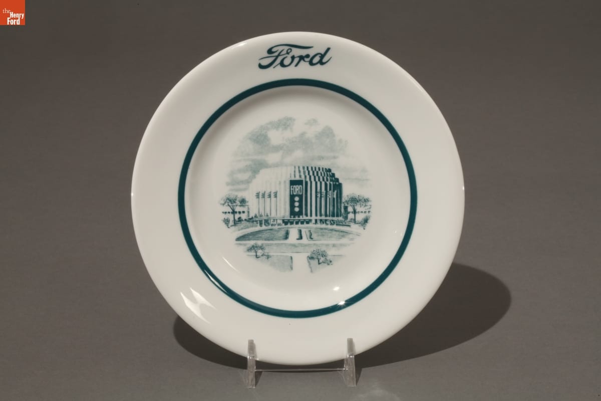 Ford Rotunda Commemorative Plate, 1964-1965